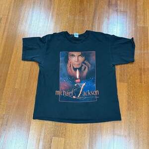 Vintage 2001 Michael Jackson 30th Anniversary Concert T Shirt XL Y2K Distressed